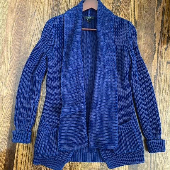 J. Crew Knitted Shawl-collar sweater - Picture 4 of 8